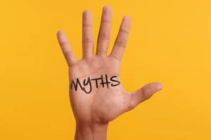 Myths written on hand